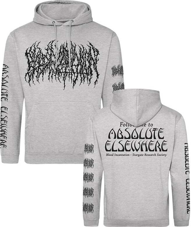 Blood Incantation Stargate Mikina s kapucí šedá - RockTime.cz