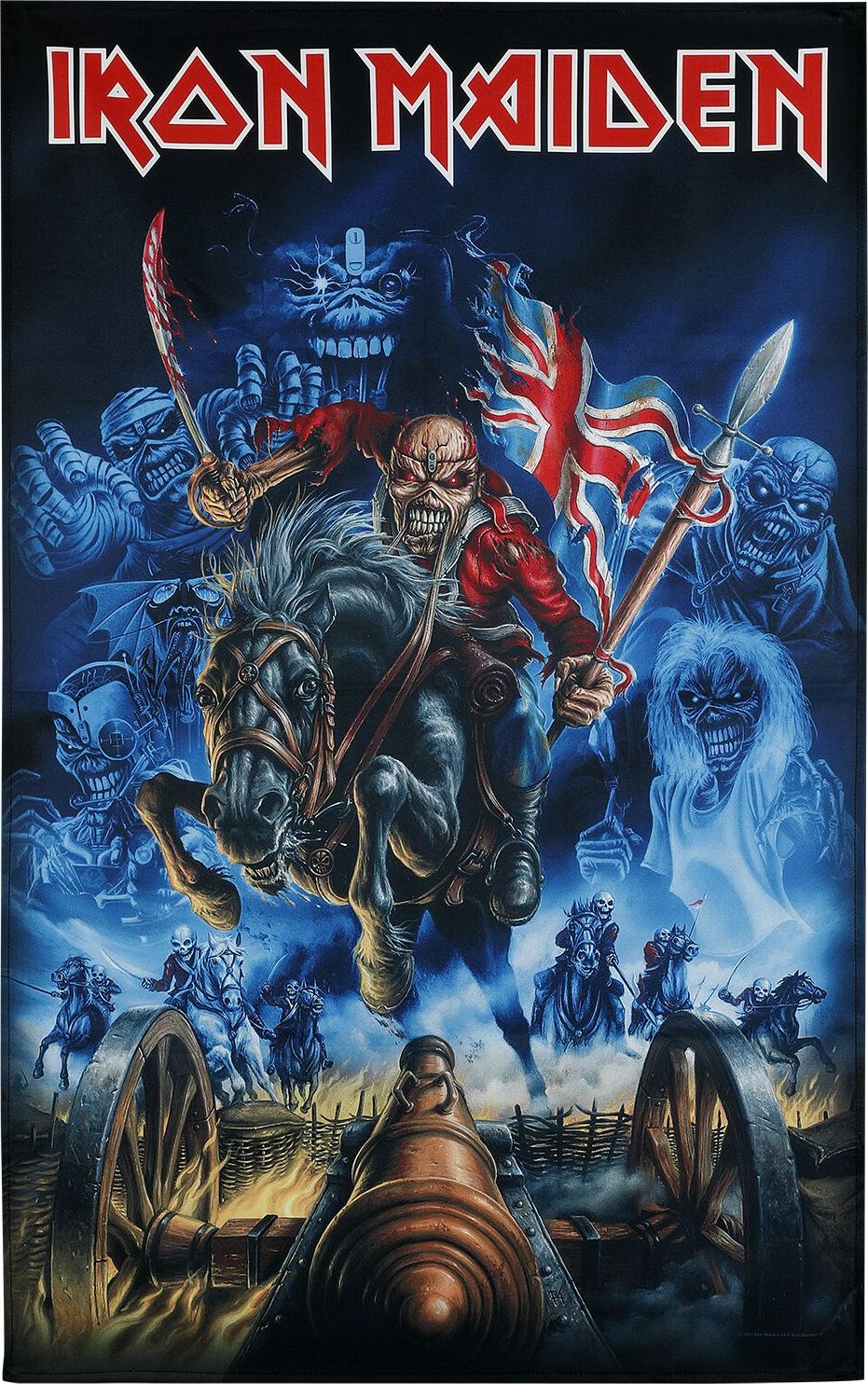 Iron Maiden Maiden England Textilní plakát vícebarevný - RockTime.cz