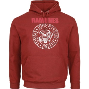 Ramones Classic Crest Mikina s kapucí červená - RockTime.cz