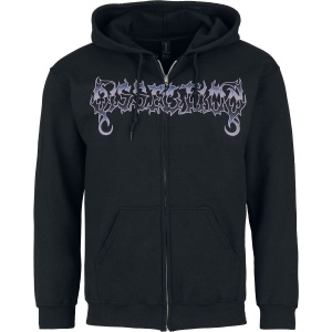 Dissection Somberlain Mikina s kapucí na zip černá