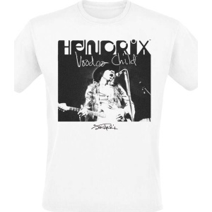 Jimi Hendrix Voodoo Child Tričko bílá - RockTime.cz