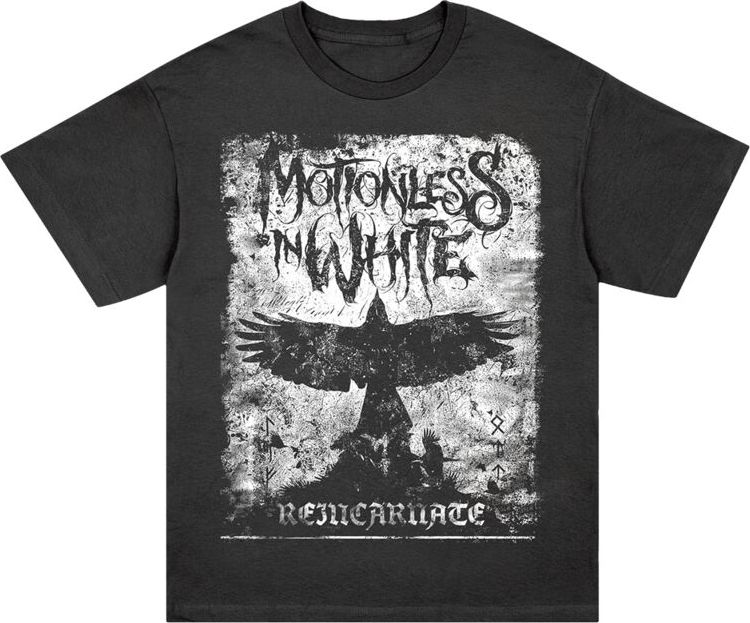 Motionless In White Reincarnate Crow Tričko černá - RockTime.cz Motionless In White Reincarnate Crow Tričko černá - RockTime.cz