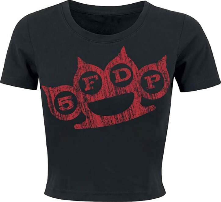 Five Finger Death Punch Red Nuckles Distressed Dámské tričko černá - RockTime.cz