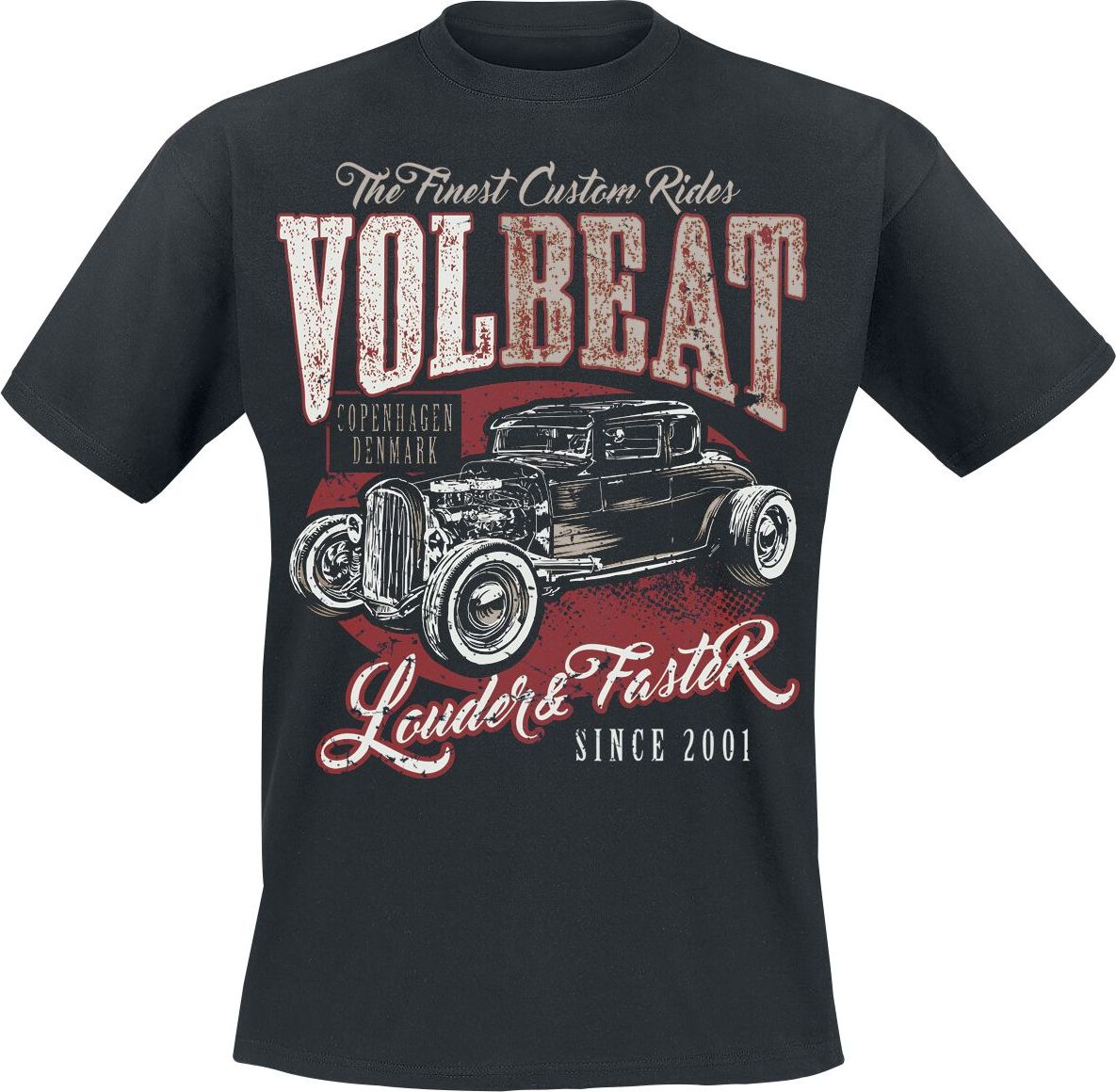 Volbeat Louder And Faster Tričko černá - RockTime.cz