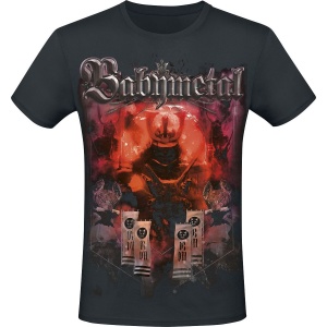 Babymetal Red Demon Flags Tričko černá