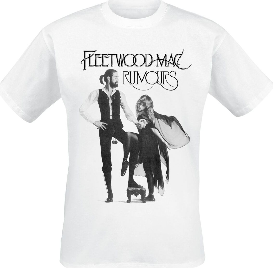 Fleetwood Mac Rumours Tričko bílá - RockTime.cz Fleetwood Mac Rumours Tričko bílá - RockTime.cz
