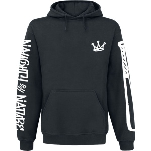 Naughty by Nature Graffiti Logo Mikina s kapucí černá - RockTime.cz
