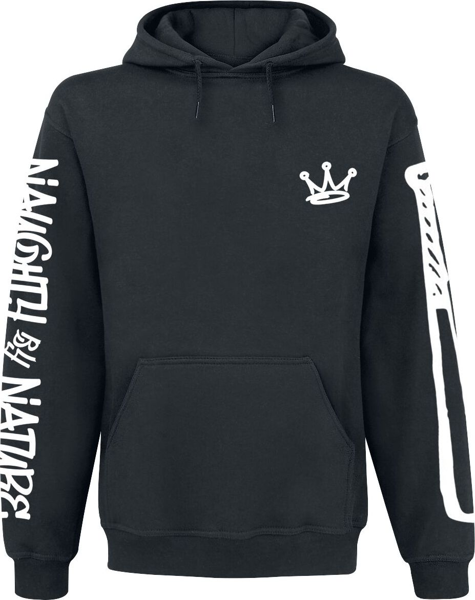 Naughty by Nature Graffiti Logo Mikina s kapucí černá - RockTime.cz Naughty by Nature Graffiti Logo Mikina s kapucí černá - RockTime.cz