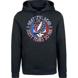 Grateful Dead Stealie 60th Bolts Mikina s kapucí černá
