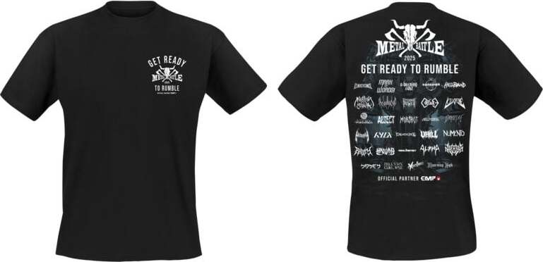 Wacken Open Air 2025 Metal Battle 2025 LineUp Tričko černá - RockTime.cz