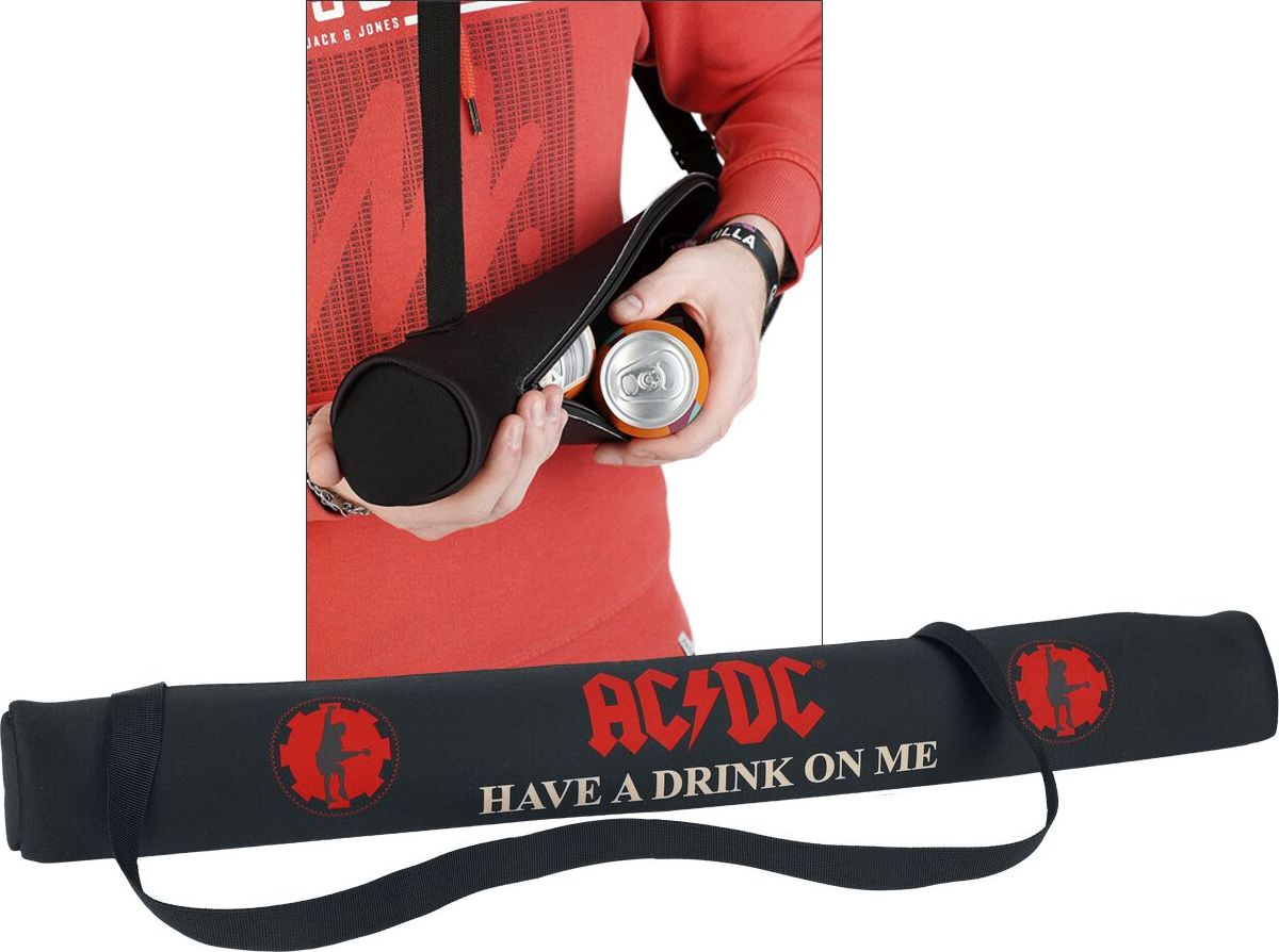 AC/DC Kühltasche - Bierschlange - Logo Chladící taška černá - RockTime.cz AC/DC Kühltasche - Bierschlange - Logo Chladící taška černá - RockTime.cz