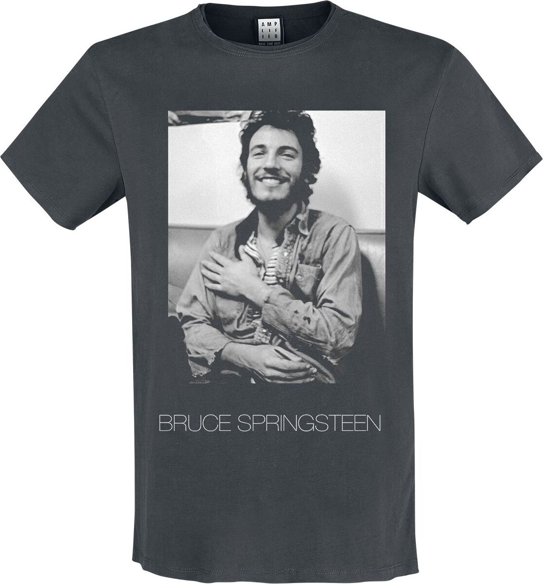 Bruce Springsteen Amplified Collection - Vintage Tričko charcoal - RockTime.cz Bruce Springsteen Amplified Collection - Vintage Tričko charcoal - RockTime.cz