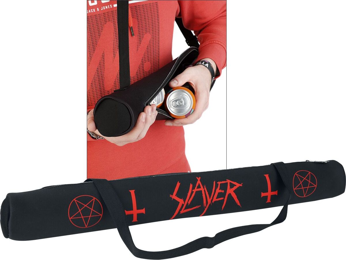 Slayer Kühltasche - Bierschlange - Logo Chladící taška černá - RockTime.cz Slayer Kühltasche - Bierschlange - Logo Chladící taška černá - RockTime.cz