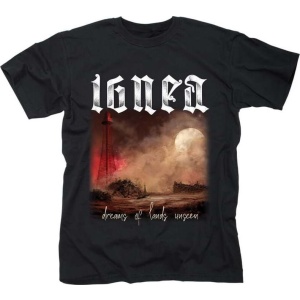 Ignea Dreams of lands unseen Tričko černá