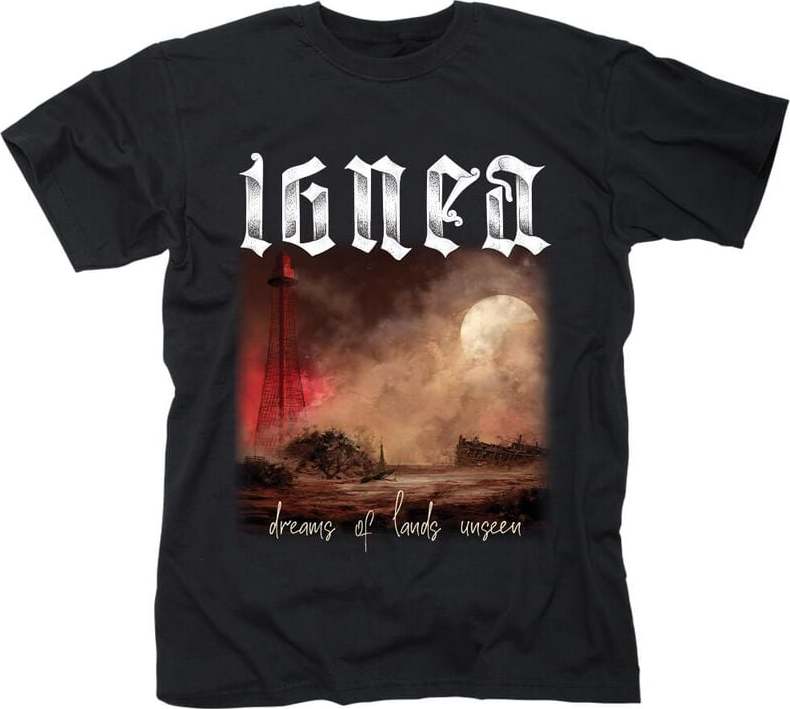 Ignea Dreams of lands unseen Tričko černá - RockTime.cz Ignea Dreams of lands unseen Tričko černá - RockTime.cz