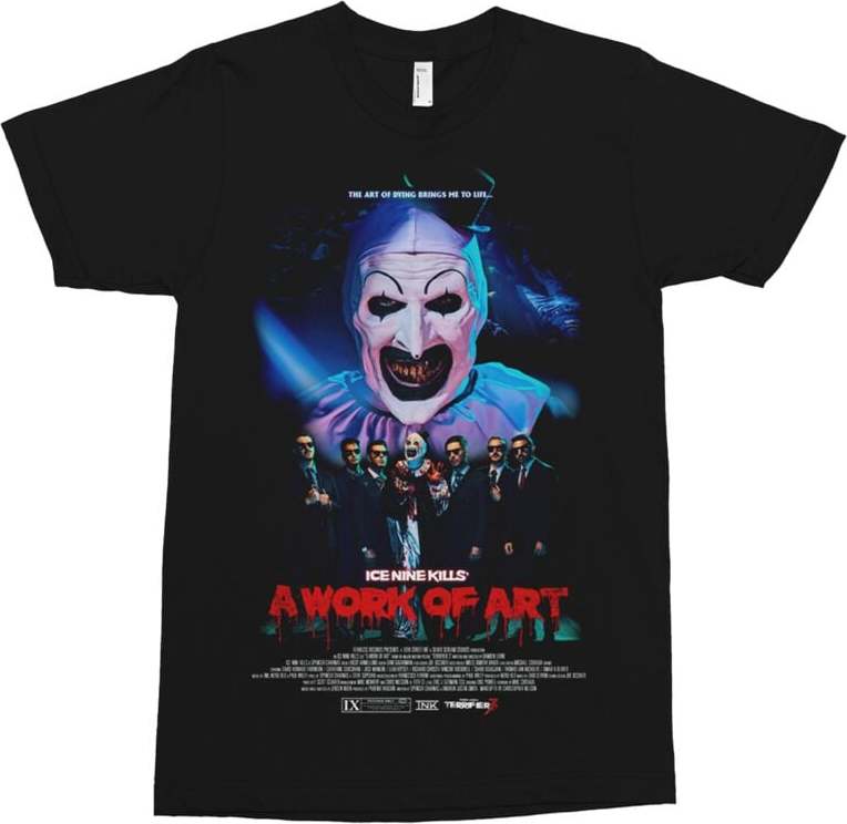 Ice Nine Kills A Work Of Art Poster Tričko černá - RockTime.cz Ice Nine Kills A Work Of Art Poster Tričko černá - RockTime.cz