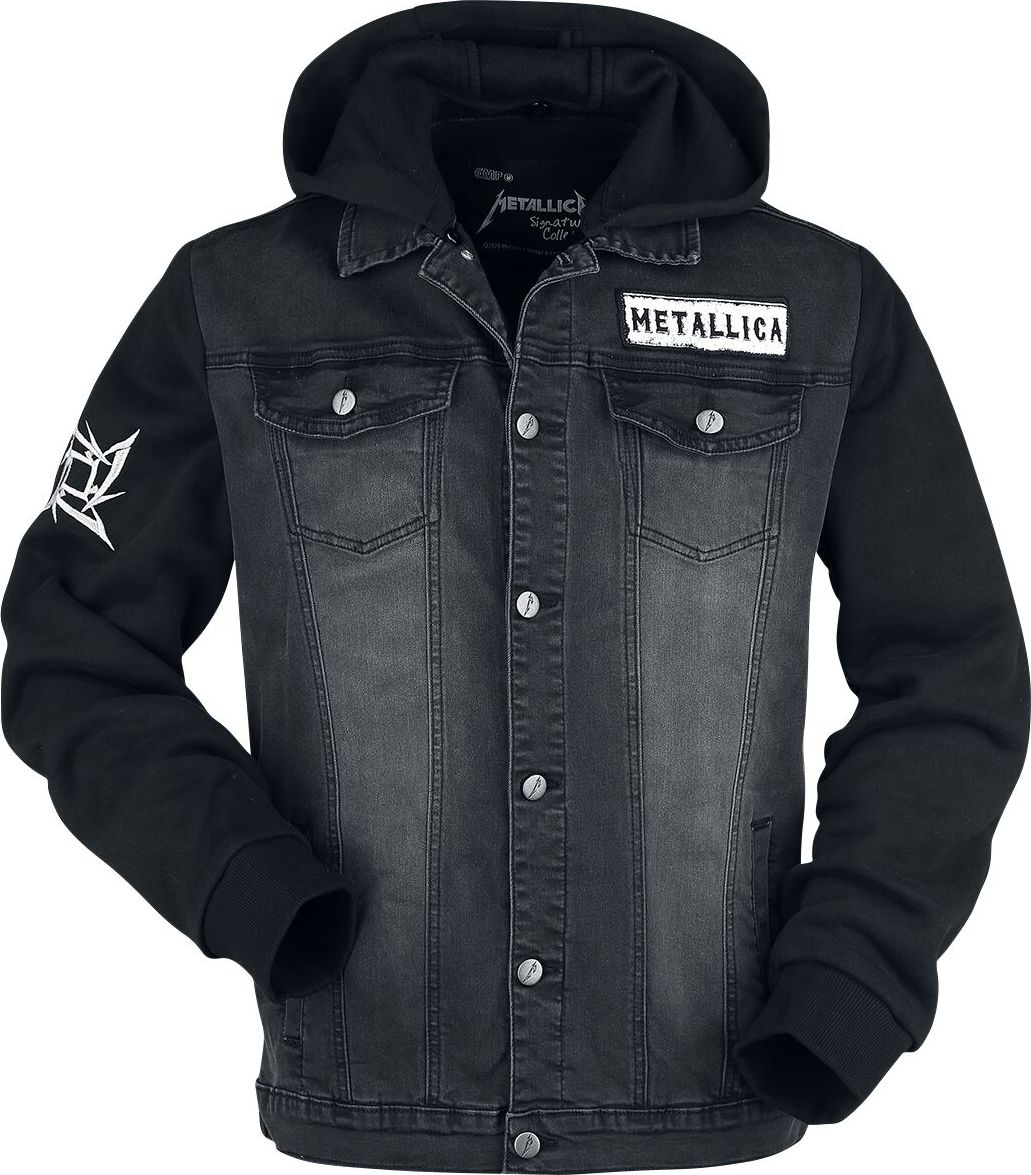 Metallica EMP Signature Collection Džínová bunda tmave šedá/cerná - RockTime.cz Metallica EMP Signature Collection Džínová bunda tmave šedá/cerná - RockTime.cz
