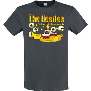 The Beatles Amplified Collection - Yellow Submarine Bubbles Tričko charcoal