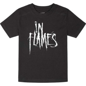 In Flames Metal-Kids - Logo detské tricko černá