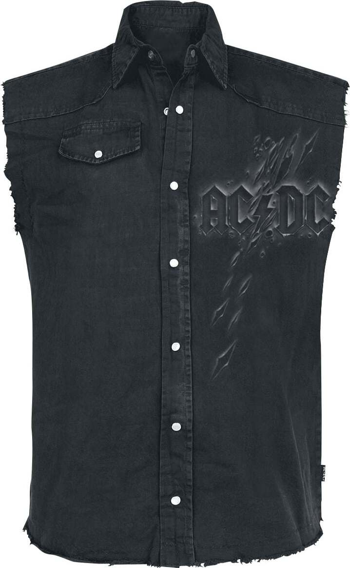 AC/DC Back In Black Torn Košile bez rukávu černá - RockTime.cz AC/DC Back In Black Torn Košile bez rukávu černá - RockTime.cz