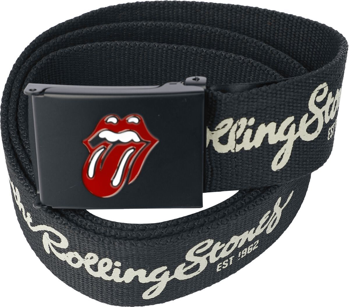 The Rolling Stones Logo Opasky černá - RockTime.cz