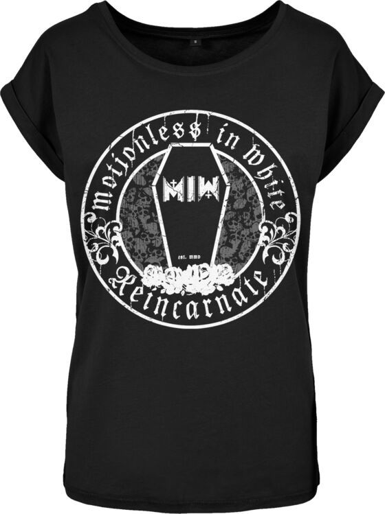 Motionless In White Crest Dámské tričko černá - RockTime.cz