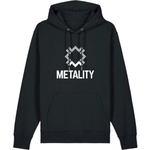 Metality Herren Hoodie Mikina s kapucí černá