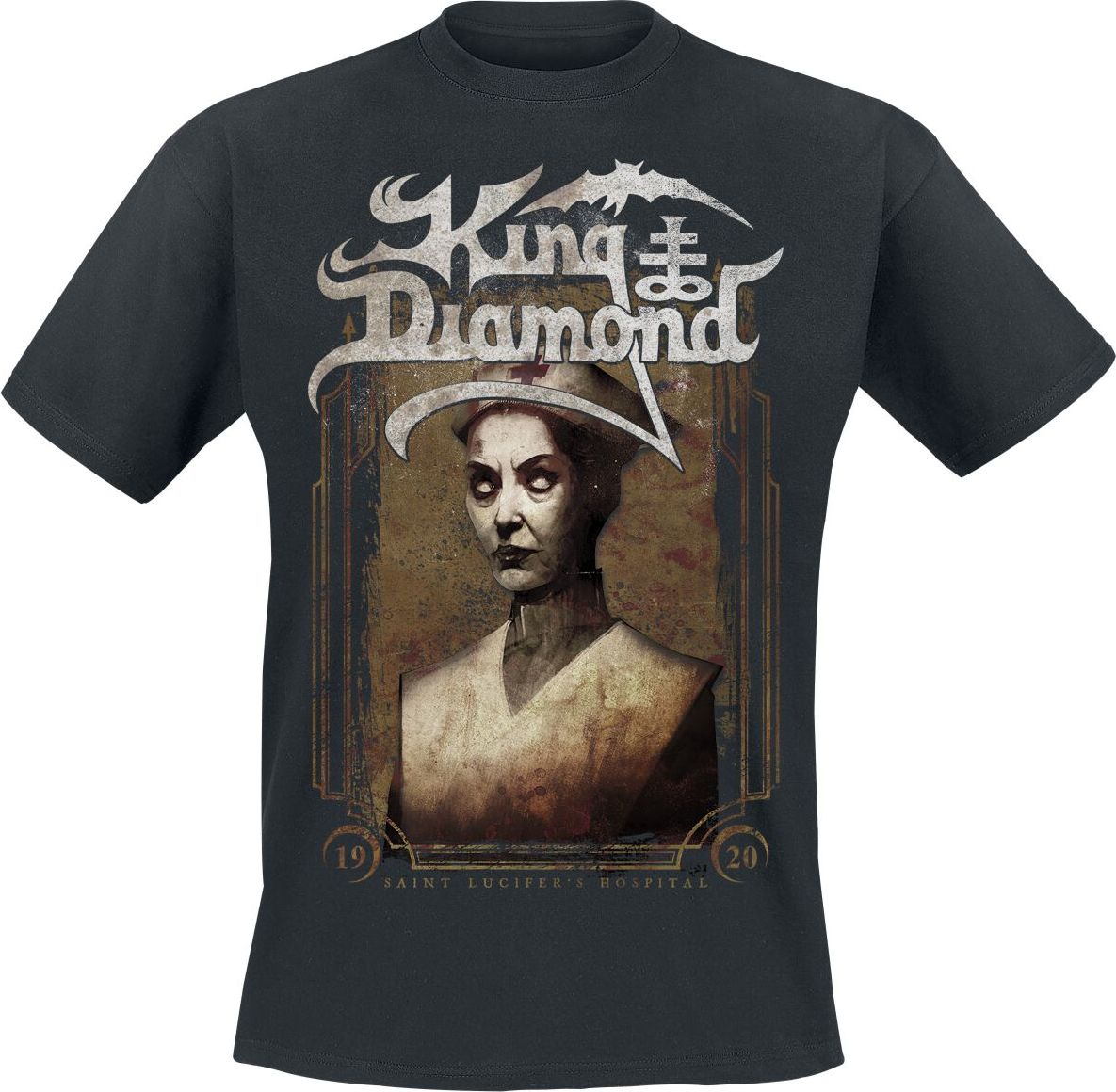 King Diamond Nurse Needle Tričko černá - RockTime.cz King Diamond Nurse Needle Tričko černá - RockTime.cz