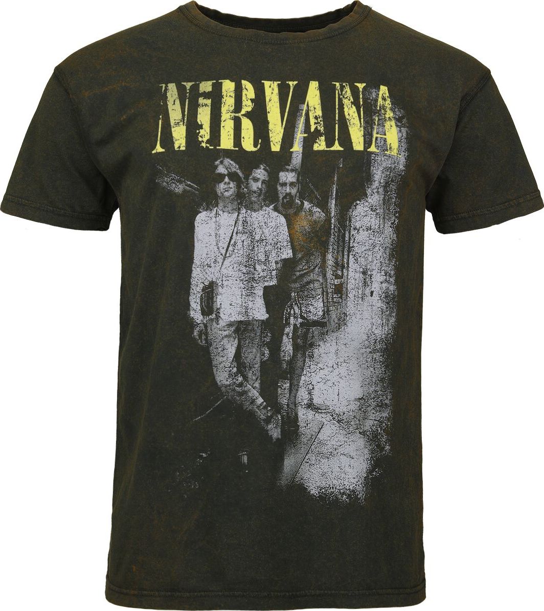 Nirvana Alleyway Tričko černá - RockTime.cz