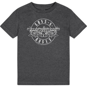 Guns N' Roses Metal-Kids - Bullet Outline detské tricko charcoal