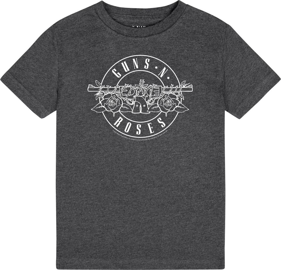 Guns N' Roses Metal-Kids - Bullet Outline detské tricko charcoal - RockTime.cz Guns N' Roses Metal-Kids - Bullet Outline detské tricko charcoal - RockTime.cz