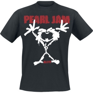 Pearl Jam Stickman Tričko černá