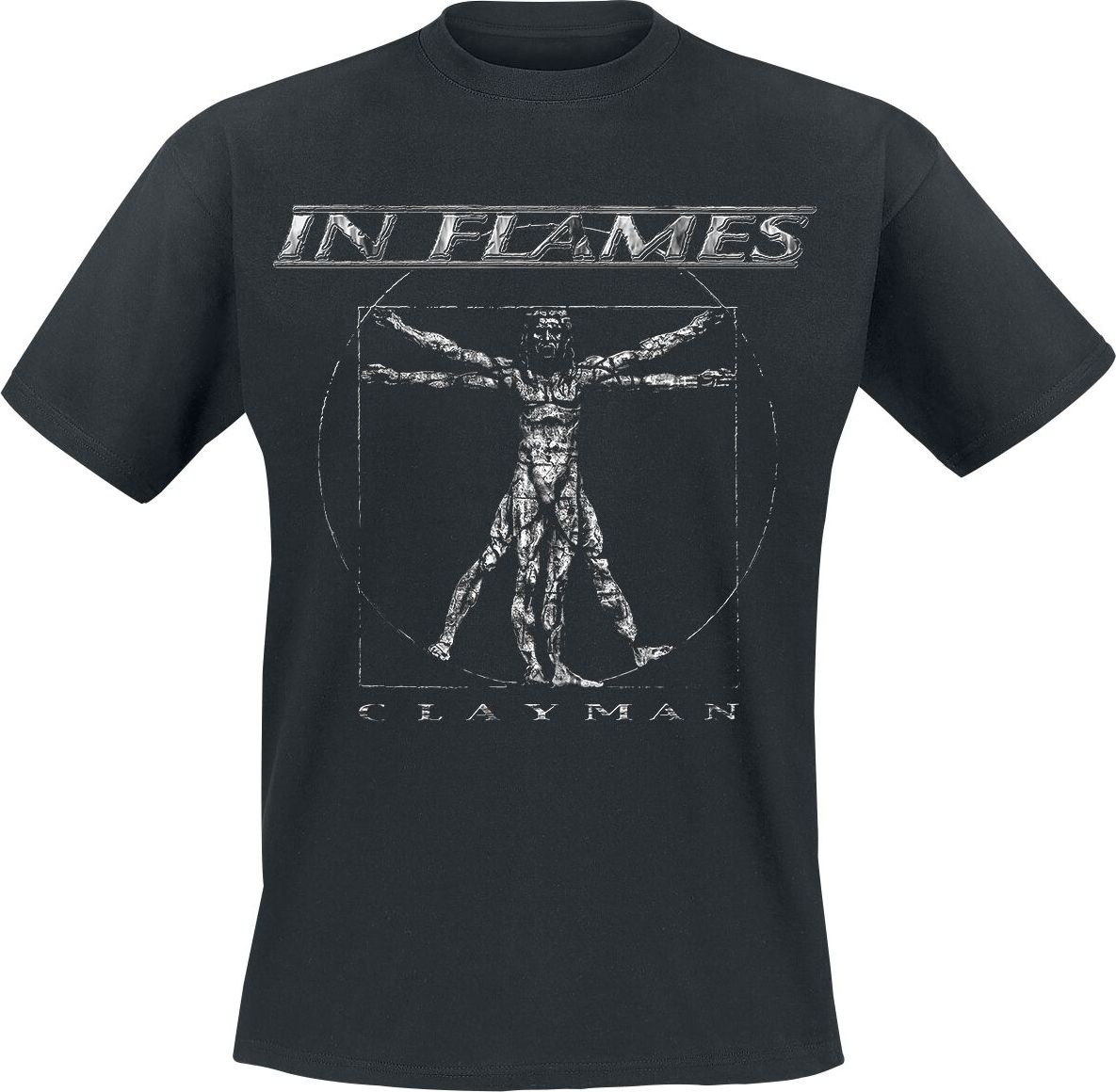 In Flames Clayman Vintage Tričko černá - RockTime.cz