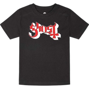 Ghost Metal-Kids - Logo detské tricko černá