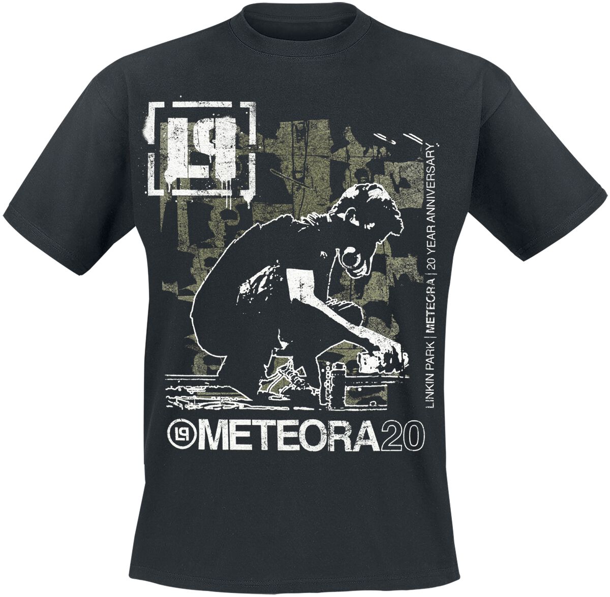 Linkin Park Drip Collage Tričko černá - RockTime.cz