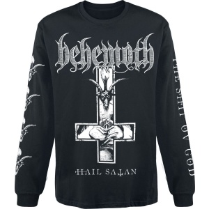 Behemoth Hail Satan - The Unholy Trinity Tour 2025 Tričko s dlouhým rukávem černá