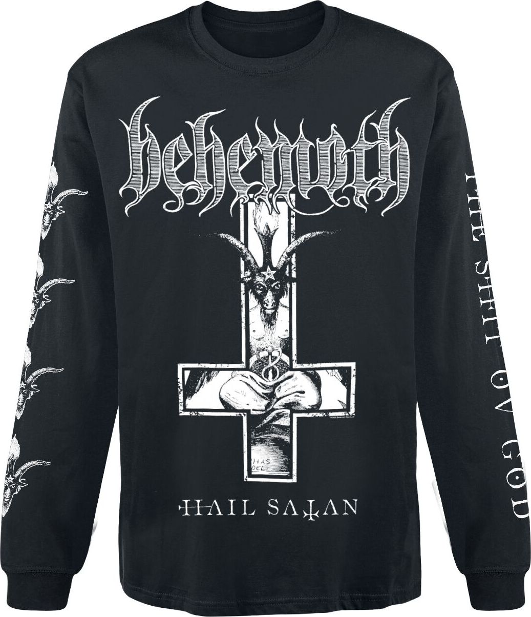 Behemoth Hail Satan - The Unholy Trinity Tour 2025 Tričko s dlouhým rukávem černá - RockTime.cz