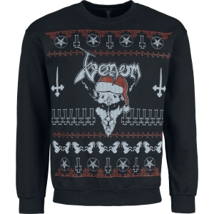 Venom Holiday Sweater - Black Christmas Mikina černá