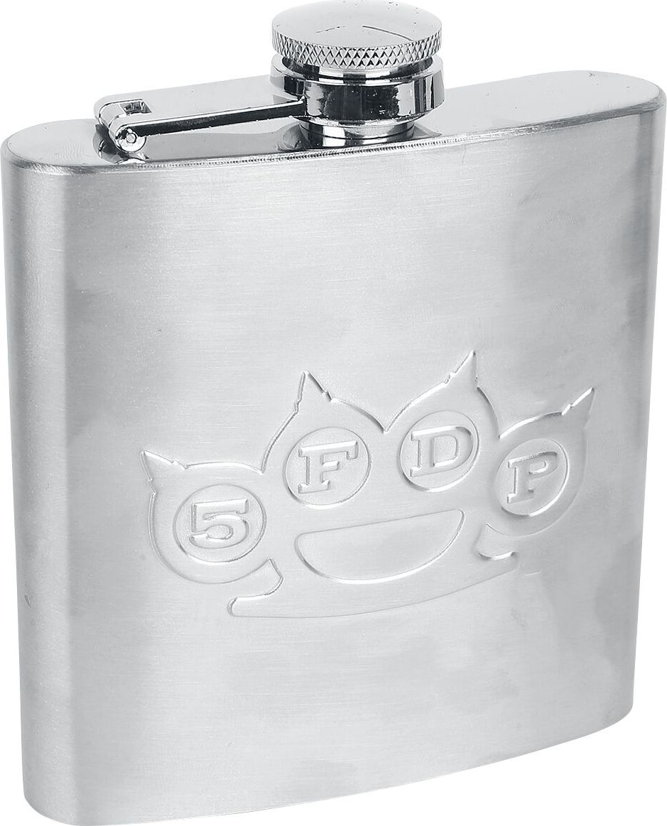 Five Finger Death Punch Logo láhev stríbrná - RockTime.cz Five Finger Death Punch Logo láhev stríbrná - RockTime.cz