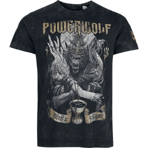 Powerwolf Wolf vs Angel Tričko tmavě šedá - RockTime.cz