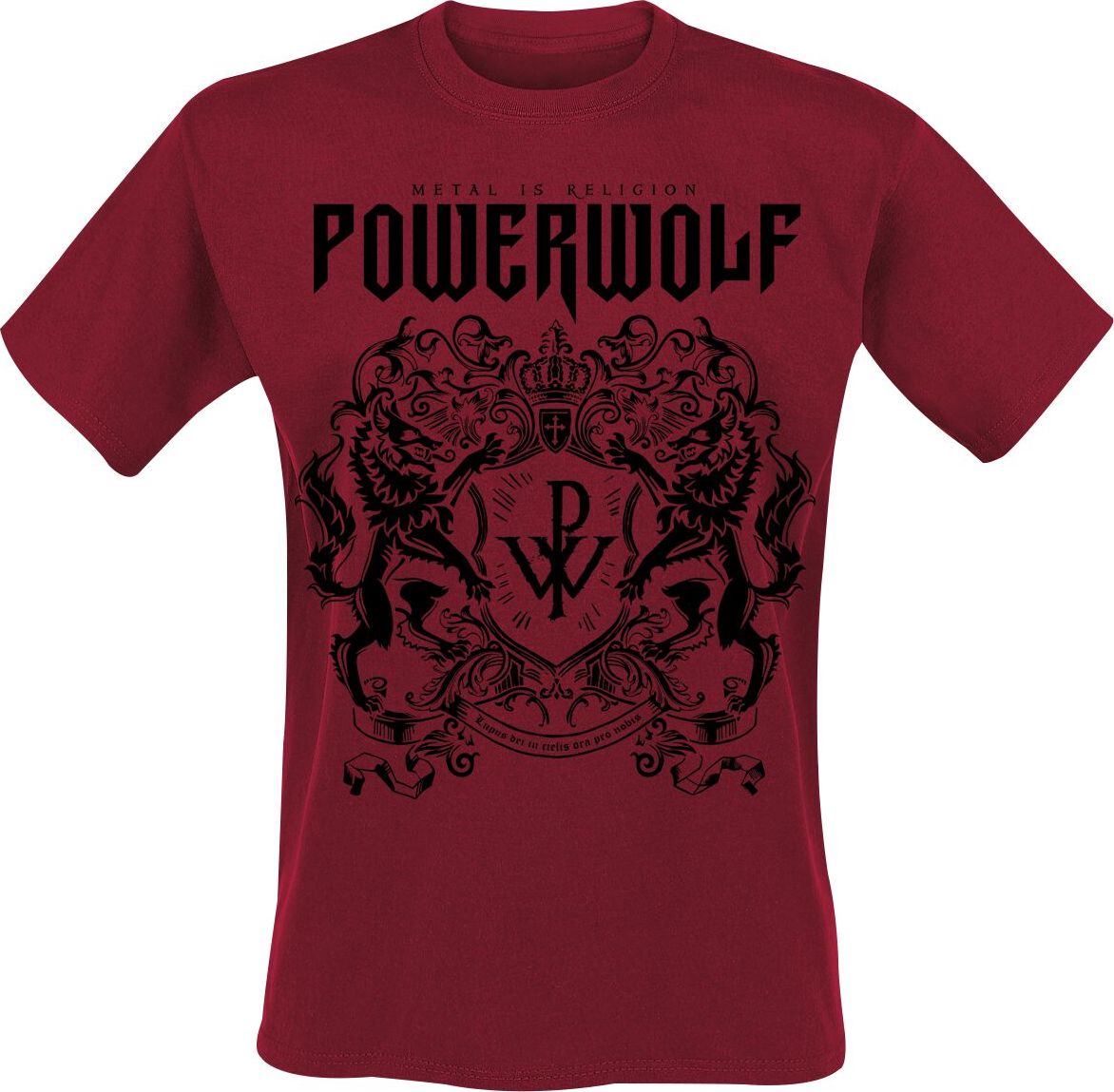Powerwolf Logo (red) Tričko červená - RockTime.cz Powerwolf Logo (red) Tričko červená - RockTime.cz