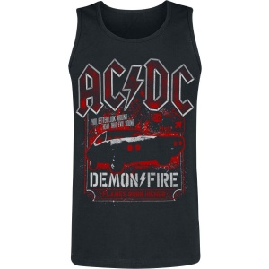 AC/DC Demon Fire Hell Tank top černá