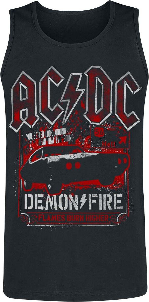 AC/DC Demon Fire Hell Tank top černá - RockTime.cz AC/DC Demon Fire Hell Tank top černá - RockTime.cz