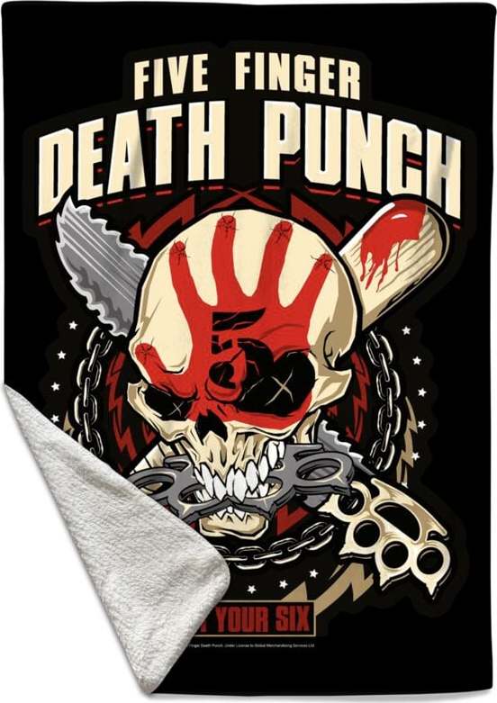 Five Finger Death Punch Got your six Flísová deka vícebarevný - RockTime.cz