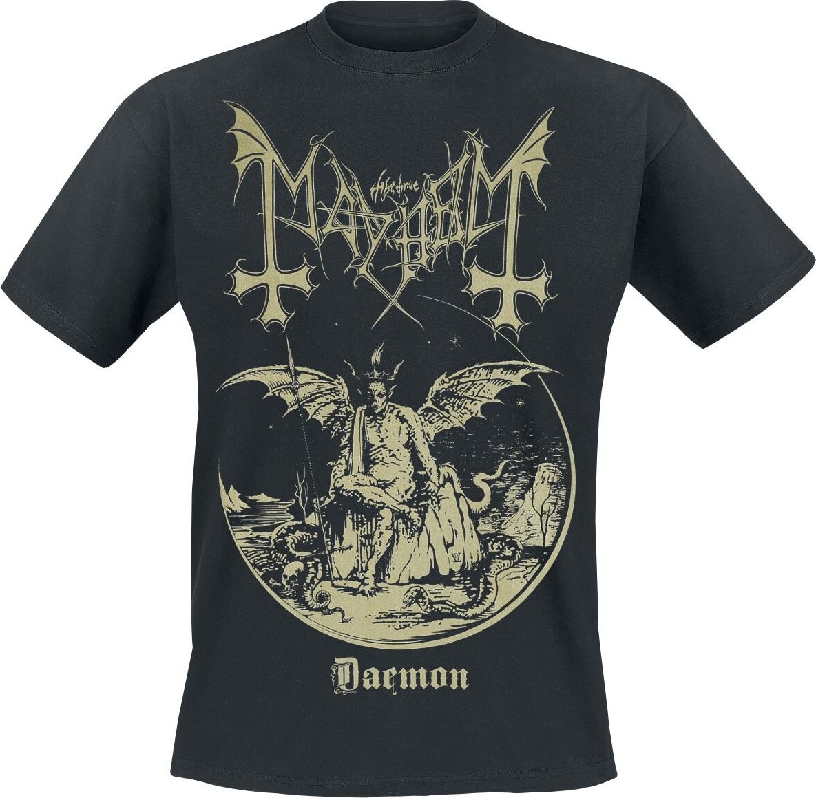 Mayhem Daemon Tričko černá - RockTime.cz Mayhem Daemon Tričko černá - RockTime.cz