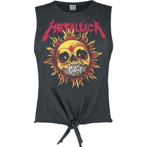 Metallica Amplified Collection - Neon Sun Dámský top charcoal - RockTime.cz