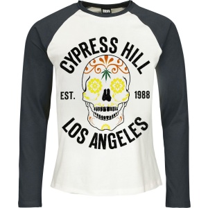 Cypress Hill Amplified Collection - Floral Skull Baseball tričko s dlouhým rukávem vícebarevný