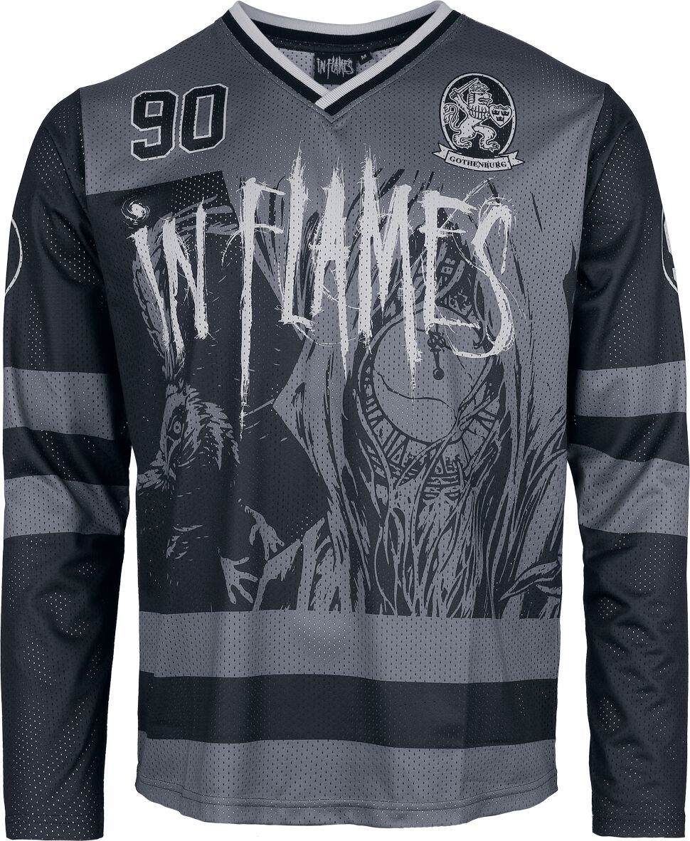 In Flames Hockey Jersey Tričko s dlouhým rukávem vícebarevný - RockTime.cz