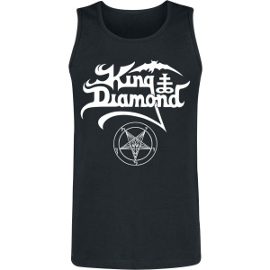 King Diamond Logo Tank top černá - RockTime.cz