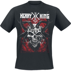 Kerry King Thorns Skull Tričko černá - RockTime.cz